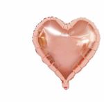 Casa si Gradina - Decoratiuni - Decoratiuni petrecere - Baloane - Baloan figurina din folie de aluminiu tip inima  Roz, 45 cm - Infinity.ro