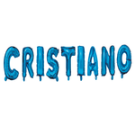 Casa si Gradina - Decoratiuni - Decoratiuni petrecere - Baloane - Set Baloane Numele Cristiano, Albastru, 40Cm - Infinity.ro