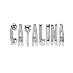 Casa si Gradina - Decoratiuni - Decoratiuni petrecere - Baloane - Set Baloane Litere Nume Catalina , Argintiu , 40Cm - Infinity.ro