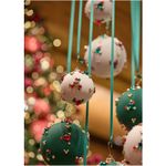 Casa si Gradina - Decoratiuni - Decoratiuni de sezon - Glob brad Craciun Bubble Ball, 12 cm, alb - Infinity.ro