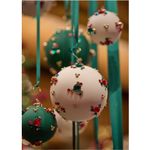 Casa si Gradina - Decoratiuni - Decoratiuni de sezon - Glob brad Craciun Bubble Ball, 12 cm, verde - Infinity.ro