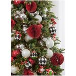 Casa si Gradina - Decoratiuni - Decoratiuni de sezon - Set 4 globuri brad Christmas Dream, 8 cm, rosu - Infinity.ro