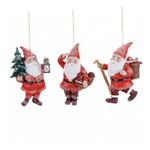 Casa si Gradina - Decoratiuni - Decoratiuni de sezon - Ornament brad Gnom cu zapada, 9 cm, rosu - Infinity.ro