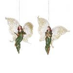 Casa si Gradina - Decoratiuni - Decoratiuni de sezon - Ornament brad Inger cu stea, 18 cm, verde - Infinity.ro