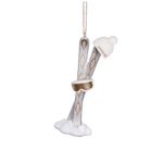 Casa si Gradina - Decoratiuni - Decoratiuni de sezon - Ornament brad Schiuri cu ochelari si caciula, 15 cm, auriu - Infinity.ro