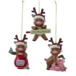 Casa si Gradina - Decoratiuni - Decoratiuni de sezon - Ornament brad Ren brutar cu accesorii, 9 cm, multicolor - Infinity.ro