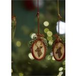 Casa si Gradina - Decoratiuni - Decoratiuni de sezon - Set 6 ornamente brad Christmas Memories, 9 cm, rosu - Infinity.ro