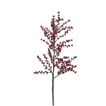Casa si Gradina - Decoratiuni - Decoratiuni de sezon - Decoratiune brad ramura Ilex, 80 cm, rosu - Infinity.ro