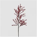 Casa si Gradina - Decoratiuni - Decoratiuni de sezon - Decoratiune brad ramura Ilex, 80 cm, rosu - Infinity.ro