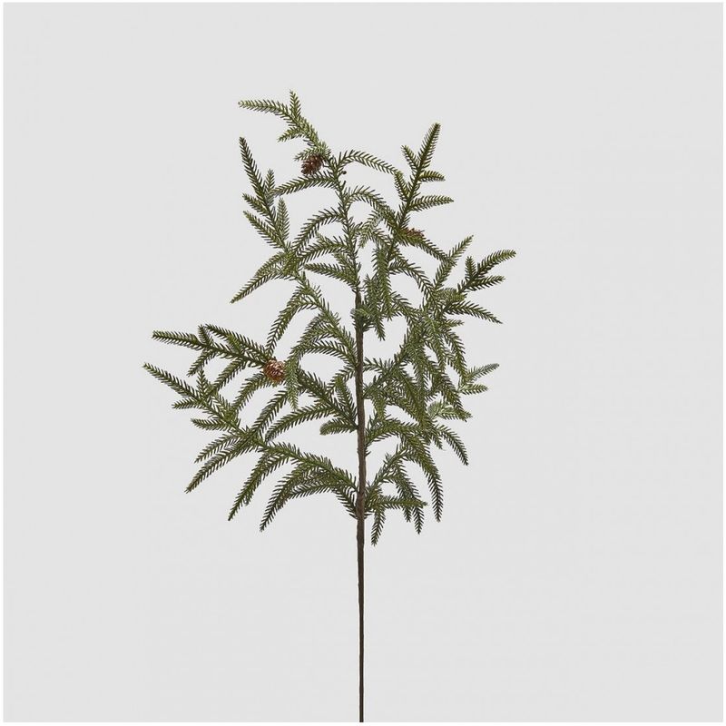 Casa si Gradina - Decoratiuni - Decoratiuni de sezon - Decoratiune brad ramura Cryptomeria, 68 cm, verde - Infinity.ro