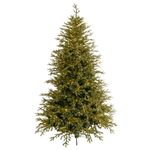 Casa si Gradina - Decoratiuni - Decoratiuni de sezon - Brad artificial Premium Highlands cu lumini, 8 functii, 3000 LED, 240 cm, cablu cupru, verde - Infinity.ro