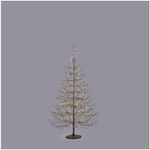 Casa si Gradina - Decoratiuni - Decoratiuni de sezon - Brad decorativ Albero Faggio, 1440 MicroLED, 150 cm, IP44, exterior/interior, negru - Infinity.ro