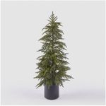 Casa si Gradina - Decoratiuni - Decoratiuni de sezon - Brad artificial decorativ Cryptomeria, 120 cm, verde - Infinity.ro