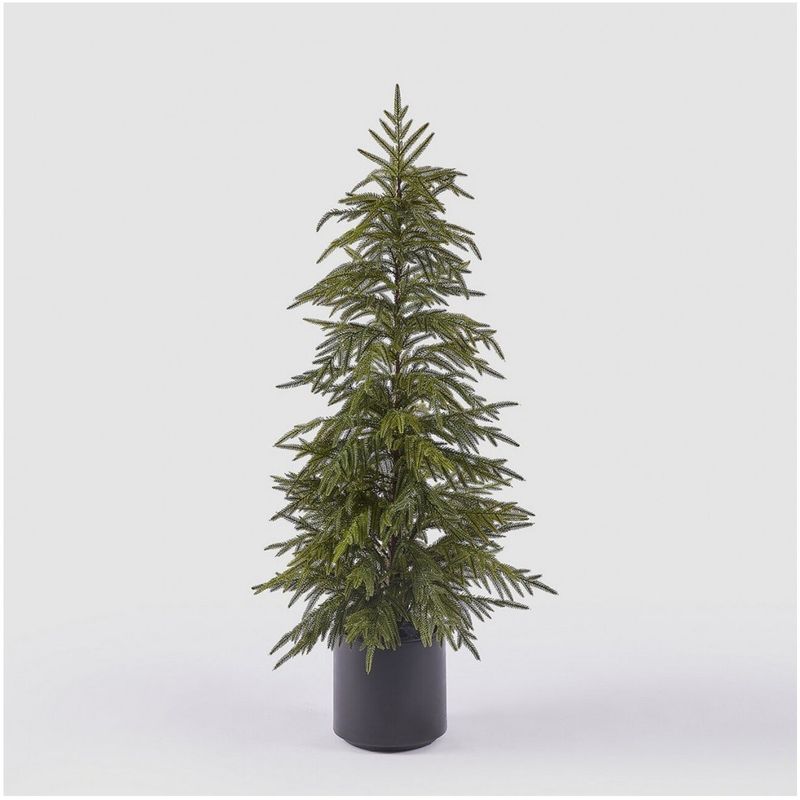 Casa si Gradina - Decoratiuni - Decoratiuni de sezon - Brad artificial decorativ Cryptomeria, 120 cm, verde - Infinity.ro