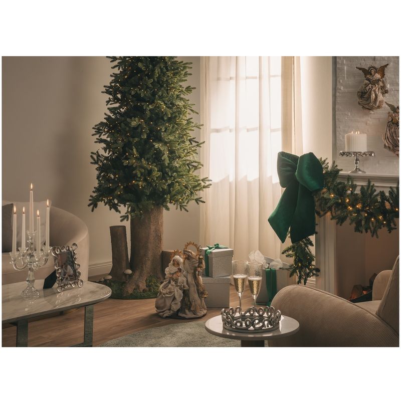 Casa si Gradina - Decoratiuni - Decoratiuni de sezon - Suport pentru brad model Trunchi, 80x100x50 cm, maro - Infinity.ro