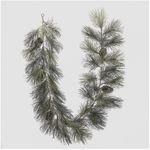 Casa si Gradina - Decoratiuni - Decoratiuni de sezon - Ghirlanda artificiala Craciun cu zapada si conuri de pin, 183 cm, verde - Infinity.ro
