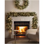 Casa si Gradina - Decoratiuni - Decoratiuni de sezon - Ghirlanda artificiala Craciun Luxury cu LED, 270 cm, IP44, verde - Infinity.ro