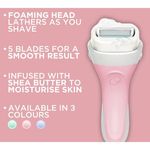 Ingrijire personala si Cosmetice - Aparate & accesorii ingrijire personala - Aparate de ras si tuns - Aparate de ras clasice - Aparat de ras pentru femei Wilkinson Sword Intuition 2 in 1 Nourishing, 4 lame, maner + 5 rezerve - Infinity.ro