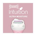 Ingrijire personala si Cosmetice - Aparate & accesorii ingrijire personala - Aparate de ras si tuns - Aparate de ras clasice - Aparat de ras pentru femei Wilkinson Sword Intuition 2 in 1 Nourishing, 4 lame, maner + 5 rezerve - Infinity.ro
