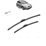 Auto si Moto - Intretinere auto - Stergatoare - Set 2 Stergatoare RENAULT MEGANE II Hatchback Van (KM0/2) 2003-2009, parbriz, Bosch Aerotwin Retrofit - Infinity.ro