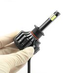 Auto si Moto - Electrice auto - Iluminare si semnalizare - Becuri auto - Set 2 LED-uri Auto H7/H1 70W, 6000K cu Anulatoare de Eroare - Infinity.ro
