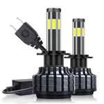 Auto si Moto - Electrice auto - Iluminare si semnalizare - Becuri auto - Set 2 LED-uri Auto H7/H1 70W, 6000K cu Anulatoare de Eroare - Infinity.ro