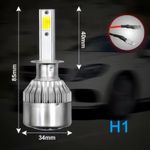Auto si Moto - Electrice auto - Iluminare si semnalizare - Becuri auto - Set LED-uri auto 6500K 3800 lumeni, 36W, radiator din aluminiu - Infinity.ro