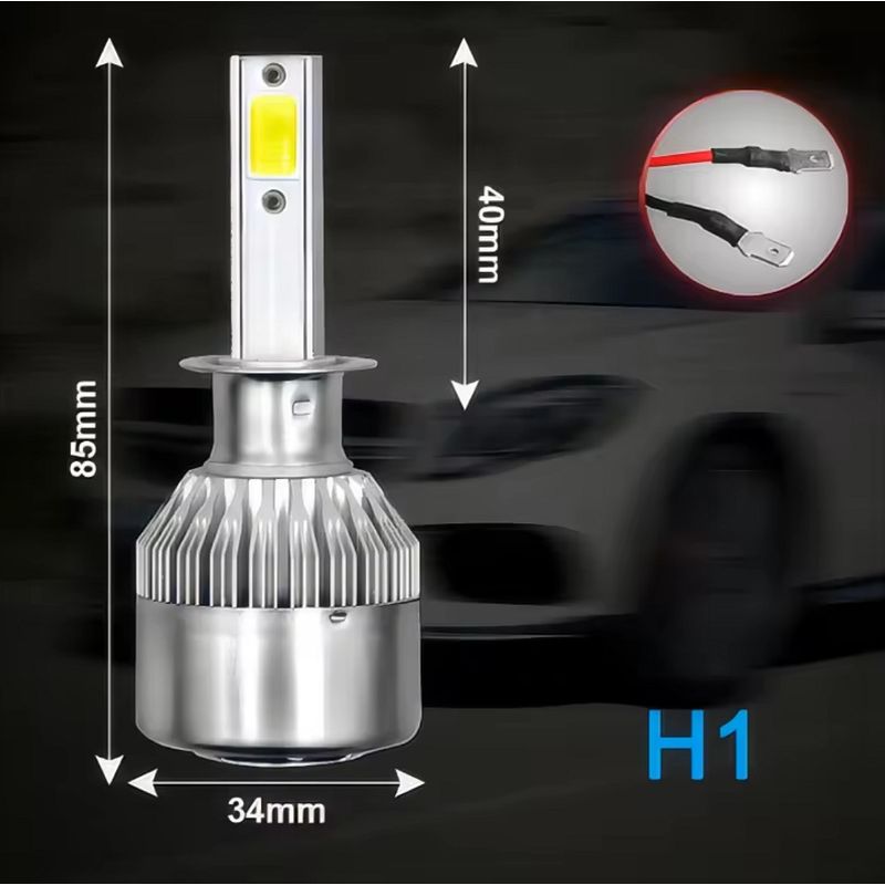 Auto si Moto - Electrice auto - Iluminare si semnalizare - Becuri auto - Set LED-uri auto 6500K 3800 lumeni, 36W, radiator din aluminiu - Infinity.ro
