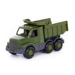 Jucarii, Copii si Bebe - Jucarii si jocuri - Vehicule si jucarii cu telecomanda - Masinute - Camion Militar de Jucarie Polesie Gosha, 26.5 cm, Bena Basculanta, 3 Axe cu Osii Metalice, Culori de Camuflaj, 3 ani+ - Infinity.ro