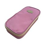 Carti si Birotica - Rechizite - Penare - Penar borseta Urban, 2 fermoare, PINK, 21X6.5X11CM - Infinity.ro