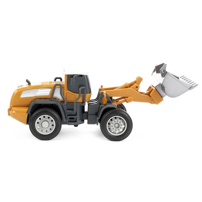 Jucarii, Copii si Bebe - Jucarii si jocuri - Vehicule si jucarii cu telecomanda - Utilaje constructie de jucarie - Excavator de Jucarie cu Cupa din Metal Toi-Toys, Brat Articulat in 3 Puncte Detasabil, Roti din Cauciuc Aderent, 3 ani+ - Infinity.ro