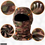 Auto si Moto - Moto - Echipamente protectie moto - Imbracaminte moto - Cagula Tactica FIXATO, 6in1 Multifunctionala, Protectie UV, Material elastic, respirabil, Marime universala, Woodland - Infinity.ro
