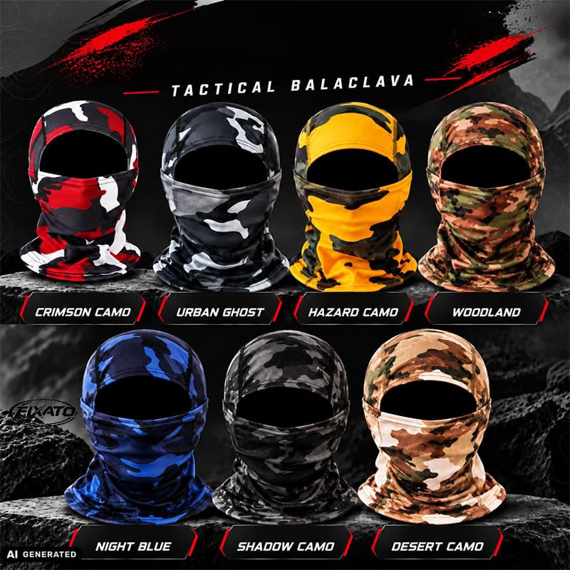 Auto si Moto - Moto - Echipamente protectie moto - Imbracaminte moto - Cagula Tactica FIXATO, 6in1 Multifunctionala, Protectie UV, Material elastic, respirabil, Marime universala, Urban Ghost - Infinity.ro