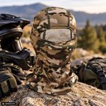 Auto si Moto - Moto - Echipamente protectie moto - Imbracaminte moto - Cagula Tactica FIXATO, 6in1 Multifunctionala, Protectie UV, Material elastic, respirabil, Marime universala, Desert Camo - Infinity.ro