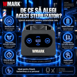 Ingrijire personala si Cosmetice - Aparate & accesorii ingrijire personala - Aparate cosmetice - Aparate pentru manichiura-pedichiura - Sterilizator UV si Ozon pentru Ustensile Profesionale, BIRAI WMARK NG-UV008, pentru Masini de Tuns, Trimmere, Shavere, Foarfece si Piepteni, Ciclu 10 - Infinity.ro