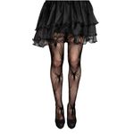 Casa si Gradina - Decoratiuni - Decoratiuni petrecere - Masti si costume carnaval - Dres de Halloween, pentru fete, model cu paianjeni, culoarea negru, one size - Infinity.ro