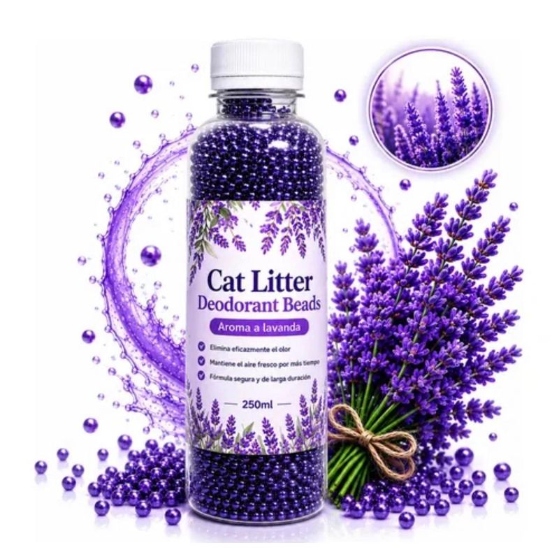 Petshop - Ingrijire si Igiena - Asternuturi si substraturi - Asternuturi igienice - Set Igiena Pentru Pisici Cu Asternut Vegetal Lavanda, 6 L, Deodorant Litiera Si Jucarie Dentara Cu Catnip, Sisal Si Pene - Infinity.ro