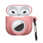 TV, Audio-Video si Foto - Portabile audio - Casti audio - Husa casti Kwmobile pentru Apple AirPods 4, protectie la zgarieturi, Silicon, roz prafuit - Infinity.ro