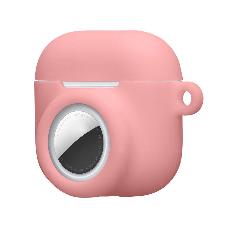 TV, Audio-Video si Foto - Portabile audio - Casti audio - Husa casti Kwmobile pentru Apple AirPods 4, protectie la zgarieturi, Silicon, roz prafuit - Infinity.ro