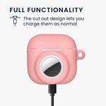 TV, Audio-Video si Foto - Portabile audio - Casti audio - Husa casti Kwmobile pentru Apple AirPods 4, protectie la zgarieturi, Silicon, roz prafuit - Infinity.ro
