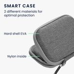 PC, gaming si accesorii - Periferice PC - Accesorii hard disk-uri externe - Husa SSD Kwmobile pentru Crucial X9 Pro/X10 Pro/X6 si WD Elements SE 1TB/2TB, nailon, gri - Infinity.ro