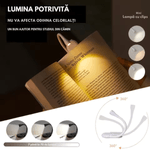 Carti si Birotica - Carti - Accesorii pentru cititori - Lampa LED pentru citit cu clema, Portabila, Reincarcabila USB, 3 Temperaturi de culoare, pozitionare peCarte - Infinity.ro