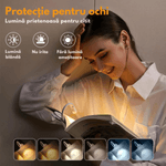 Carti si Birotica - Carti - Accesorii pentru cititori - Lampa LED pentru citit cu clema, Portabila, Reincarcabila USB, 3 Temperaturi de culoare, pozitionare peCarte - Infinity.ro