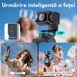 TV, Audio-Video si Foto - Camere de actiune si drone - Camere de actiune - Camera Video Vlogging 4K UHD, DASBO Pocket Camera, 64MP, Ecran tactil 1.72", Urmarire inteligenta a fetei AI,Stabilizare - Infinity.ro