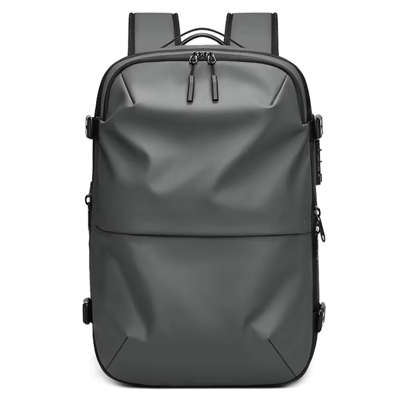 Fashion, accesorii si bijuterii - Barbati - Accesorii barbati - Genti si rucsacuri barbati - Rucsac de calatorie cu Vacuum DASBO, Bagaj de mana multifunctional, Impermeabil, Extensibil, 30-60 L, 49*32*15 cm, Gri - Infinity.ro
