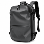 Fashion, accesorii si bijuterii - Barbati - Accesorii barbati - Genti si rucsacuri barbati - Rucsac de calatorie cu Vacuum DASBO, Bagaj de mana multifunctional, Impermeabil, Extensibil, 30-60 L, 49*32*15 cm, Gri - Infinity.ro