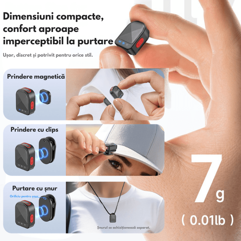TV, Audio-Video si Foto - Audio profesionale - Microfoane profesionale - Set 2 Microfoane Lavaliera Magnetica Dual, USB-C + Lightning, Plug & Play, ENC Noise Reduction, 48KHz/24Bit - Infinity.ro