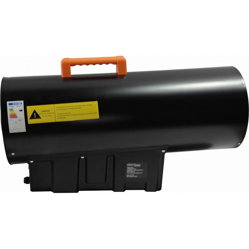 Casa si Gradina - Electrice - Echipamente electrice - Aeroterme industriale - Aeroterma pe gaz LPG 60 kW KraftDele KD11702 cu termostat si afisaj, pentru hale, ateliere, depozite si spatii mari - Infinity.ro