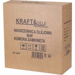 Casa si Gradina - Electrice - Echipamente electrice - Aeroterme industriale - Aeroterma diesel stationara KraftDele 9 kW KD5966 cu panou LCD, telecomanda si evacuare  pentru garaj si atelier - Infinity.ro
