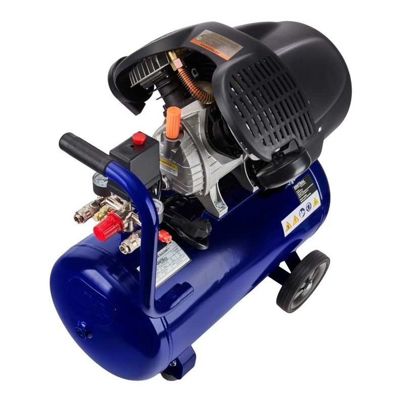 Casa si Gradina - Electrice - Echipamente electrice - Compresoare - Compresor de aer cu ulei XD4049, rezervor 50L, 3,5 kW, 380 l/min, 10 bar, pentru atelier, garaj si scule pneumatice - Infinity.ro